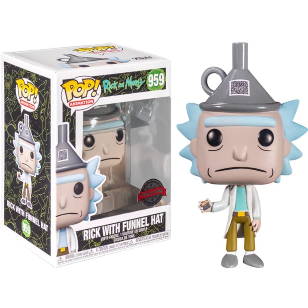 Funko Pop! Vinyl: Rick and Morty - Rick with Funnel Hat Target Exclusive #959